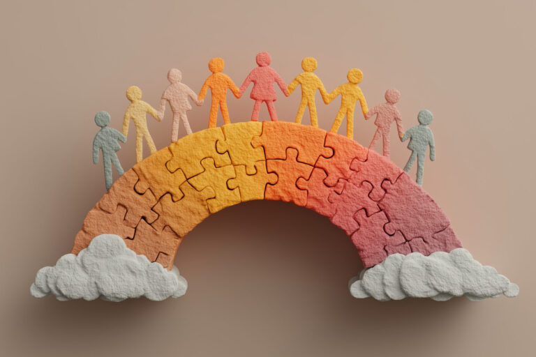 Joncaldbeck vector arching bridge built from interlocking puzz f40dbff6 0841 4690 8648 2fa4b3d9b009